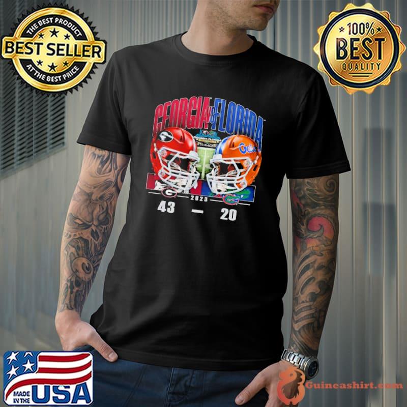 Georgia Bulldogs 43 20 Florida Gator 2023 Football Matchup Score finals Shirt