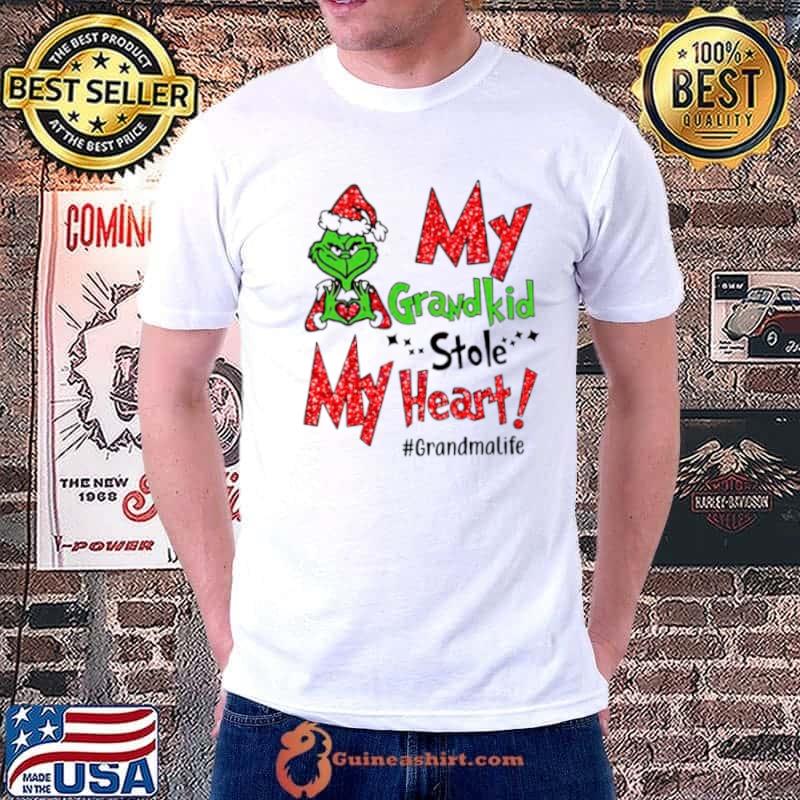 Grandma life my grandkids stole my heart shirt