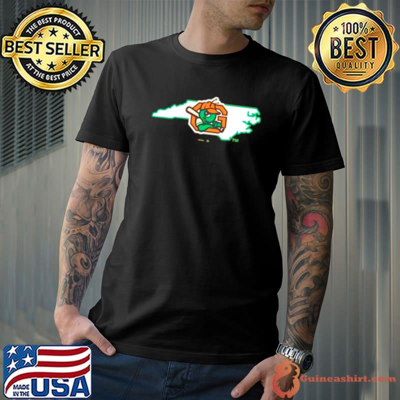 Greensboro Grasshoppers 2024 Unveil Vantage State shirt