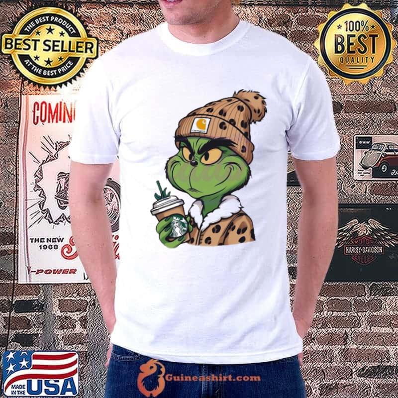 Grinch Boujee Christmas Leopard shirt