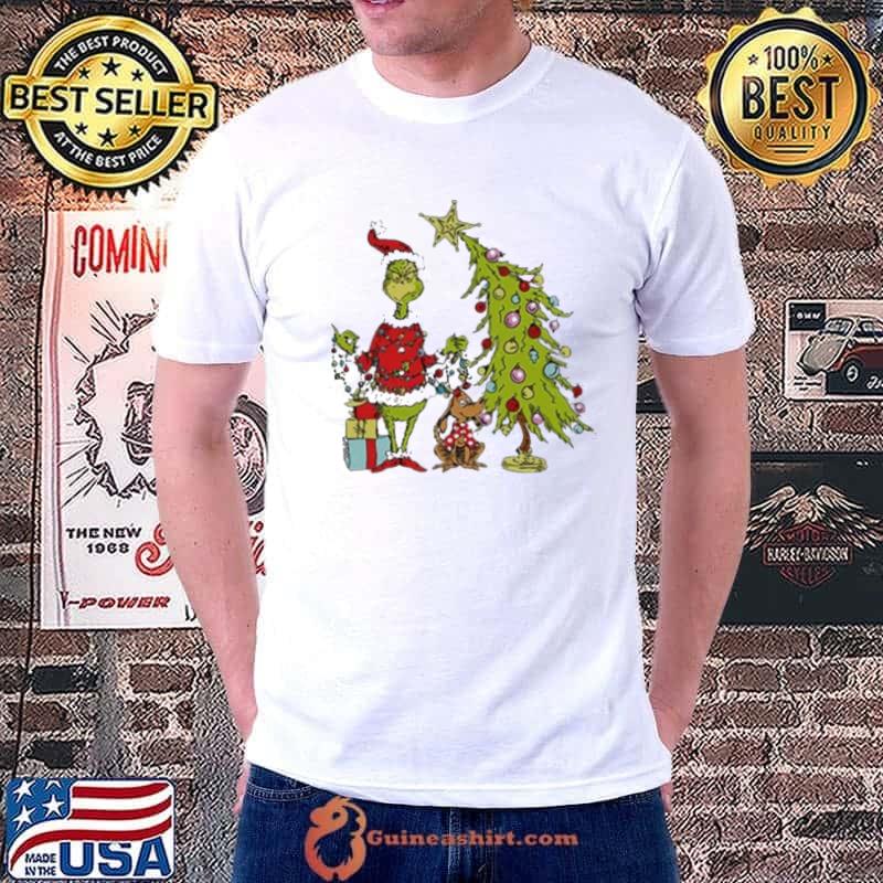Grinch Christmas Tree Sweatshirt Shirt