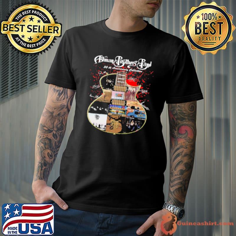 Guitar Allman Brothers Band 50Th Anniversary Collection Signature Shirt