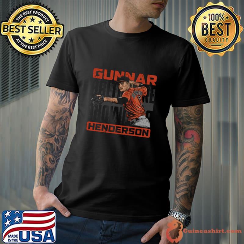 Gunnar Henderson Baltimore American professional baseball third baseman and shortstop T-Shirt