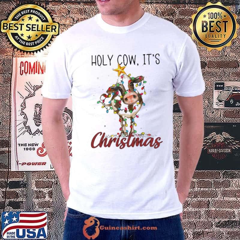Holy Cow It's Christmas Lights shirt