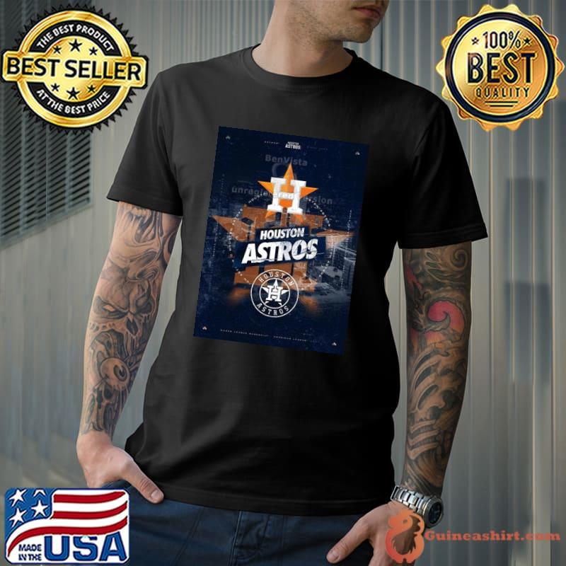 Houston Astros City Skyline Poster Shirt