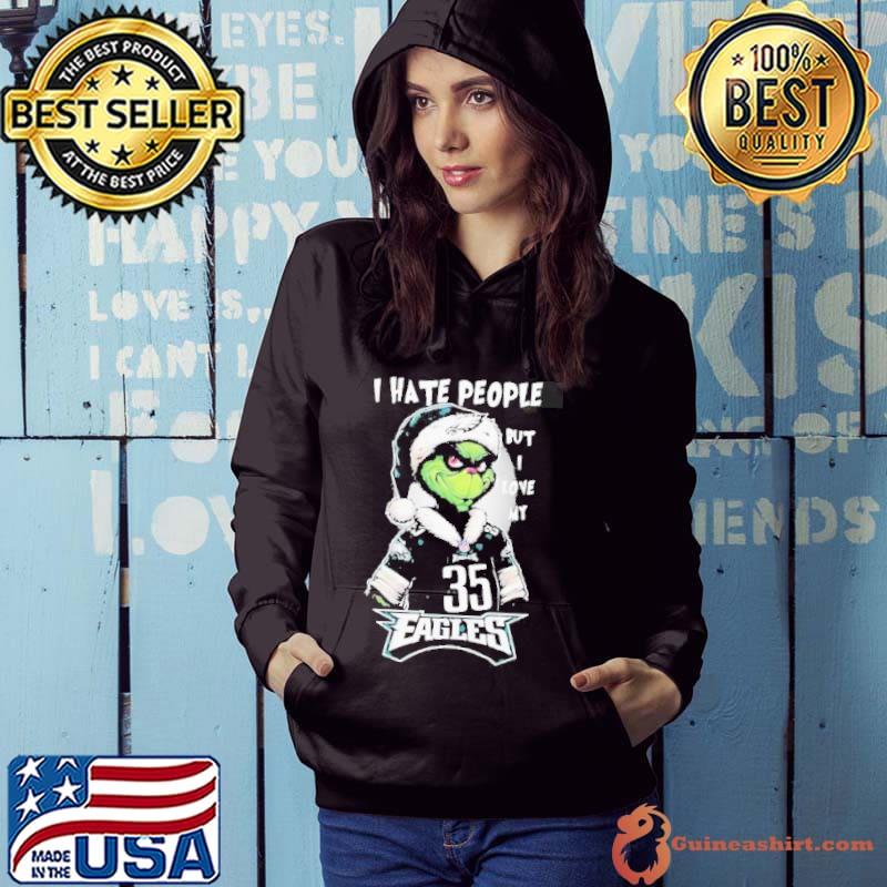 I hate people but love my eagles 35 fagles s Hoodie