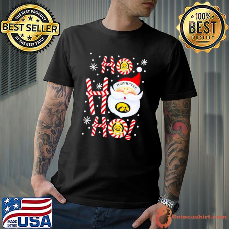 Iowa Hawkeyes Santa Claus ho ho ho Christmas 2023 shirt