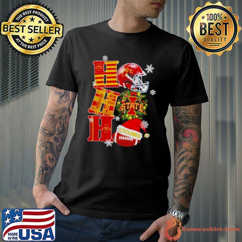 Iowa State Cyclones Ncaa Ho Ho Ho Christmas Shirt