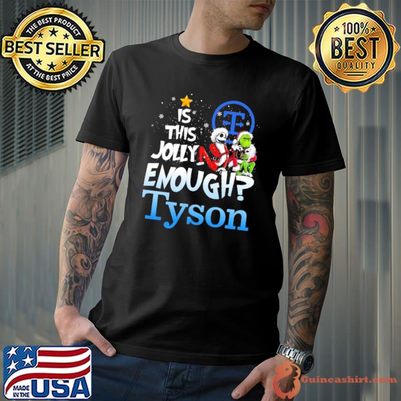 Is this jolly enough Tyson symbol grinch and jack skellington shirt