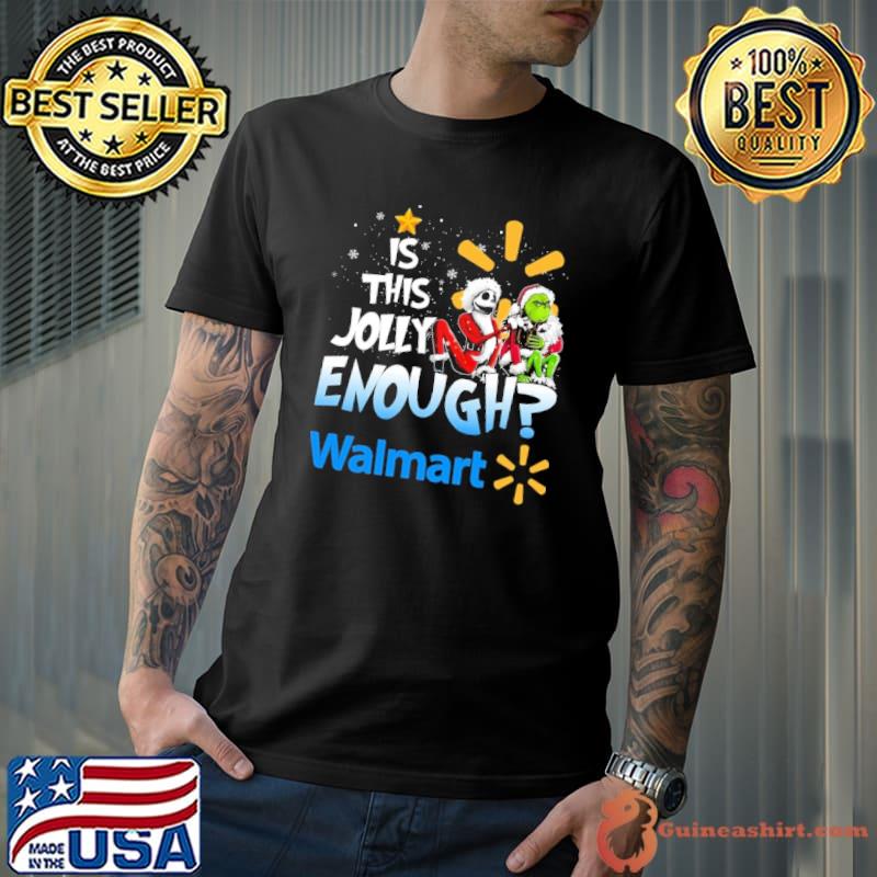Is this jolly enough Walmart symbol jack skellington and grinch shirt