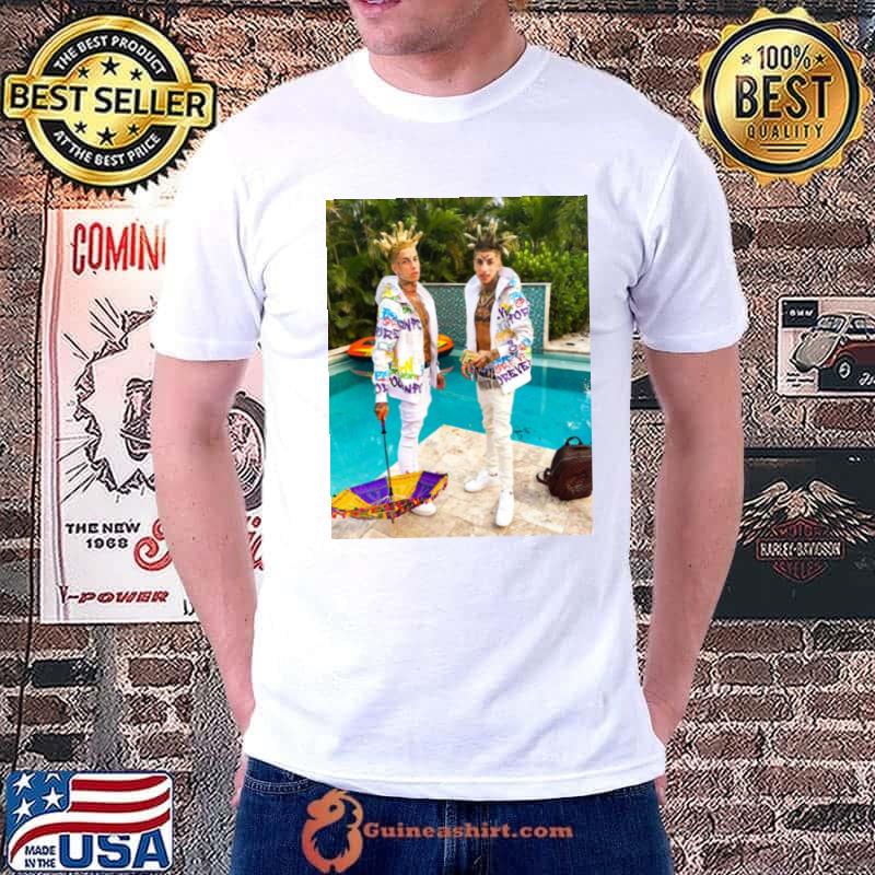 Island Boys Drip Check shirt
