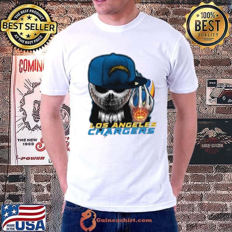 Jack Skellington Hat Los Angeles Chargers shirt