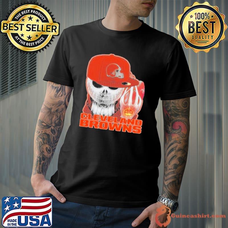 Jackskull Cleveland Browns Football Shirt