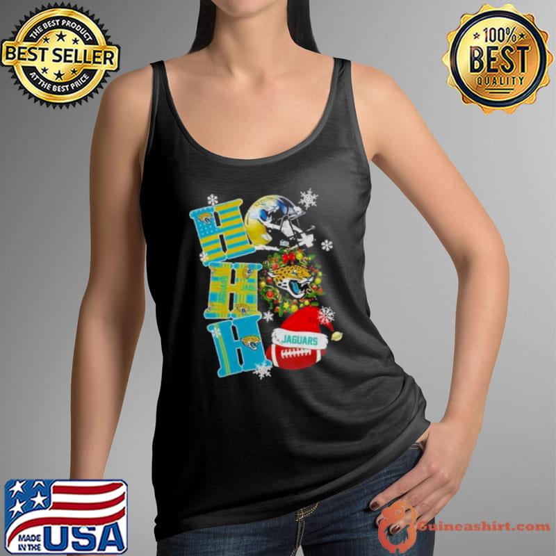 Jacksonville Jaguars Nfl Ho Ho Ho Christmas Shirt Tank Top