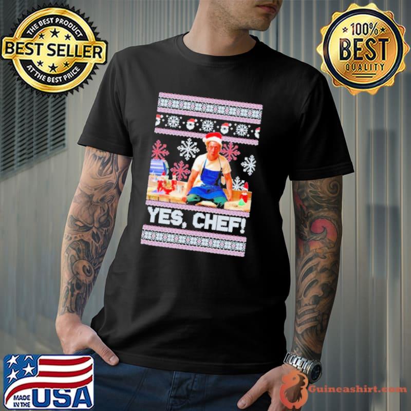 Jeremy Allen White Yes chef Ugly Christmas shirt