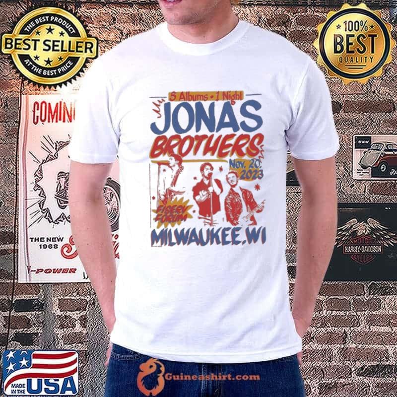 Jonas Brothers Nov 20, 2023 Fiserv Forum Milwaukee, WI Event Shirt
