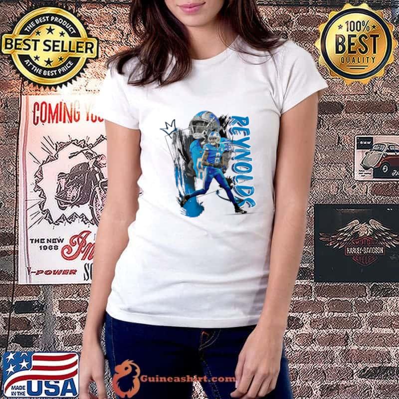Josh Reynolds American football wide receiver for the Detroit Lions NFl T-Shirt Ladiestee