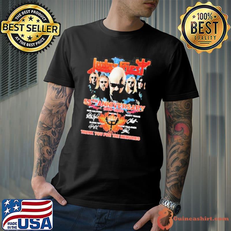 Judas Priest 55th Anniversary 1969 – 2024 Thank You For The Memories Shirt