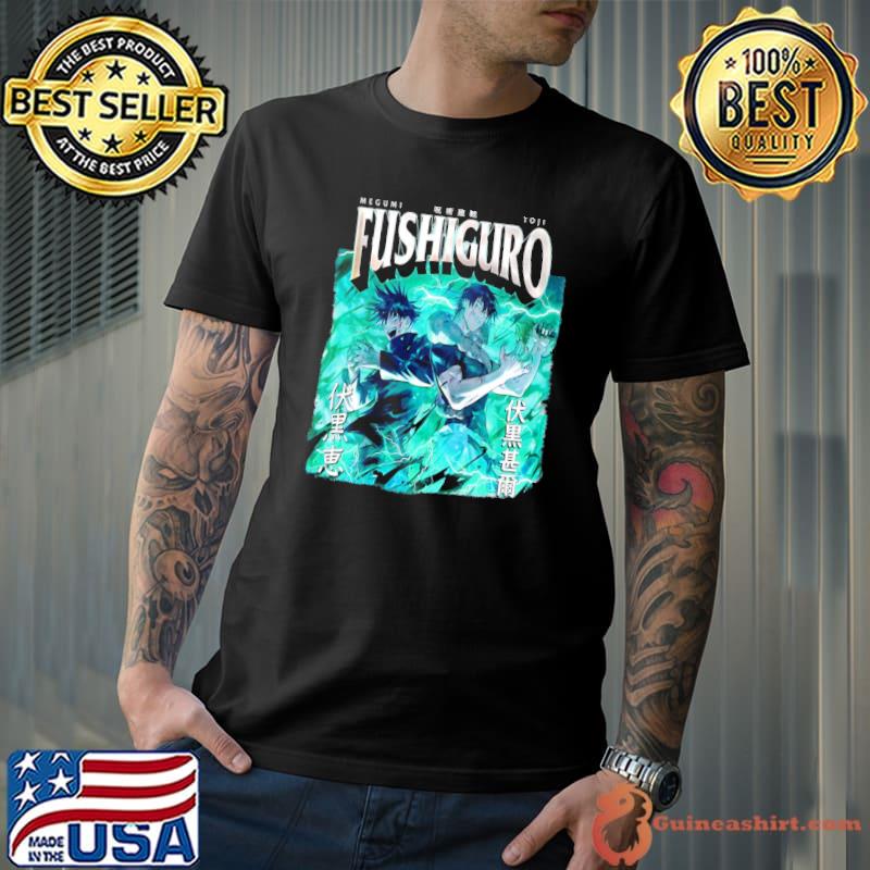 Jujutsu Kaisen Anime Fushiguro Father Son Megumi And Toji Fushiguro Shirt