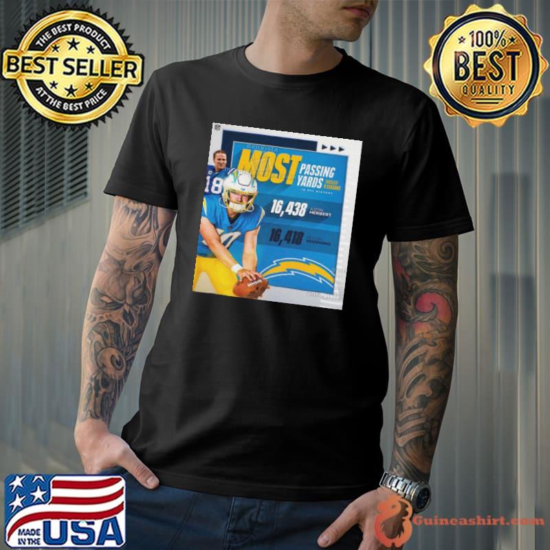 Justin Herbert Is The Most Passing Yards Through 4 Seasons In NFL History Shirt