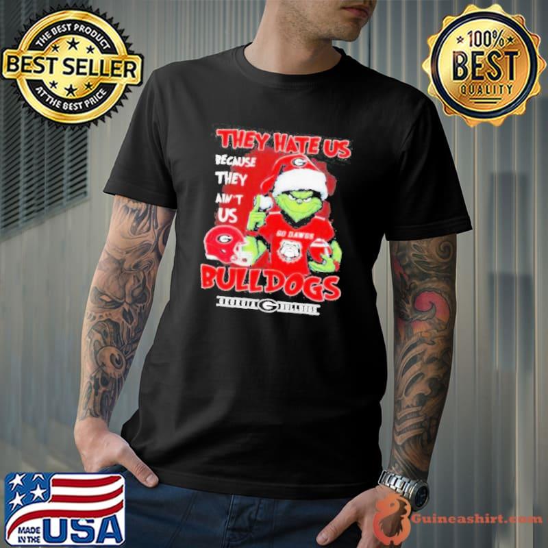 Kansas City Chiefs Grinch They Hate Us Because Ain’t Us Chiefs Christmas 2023 Shirt