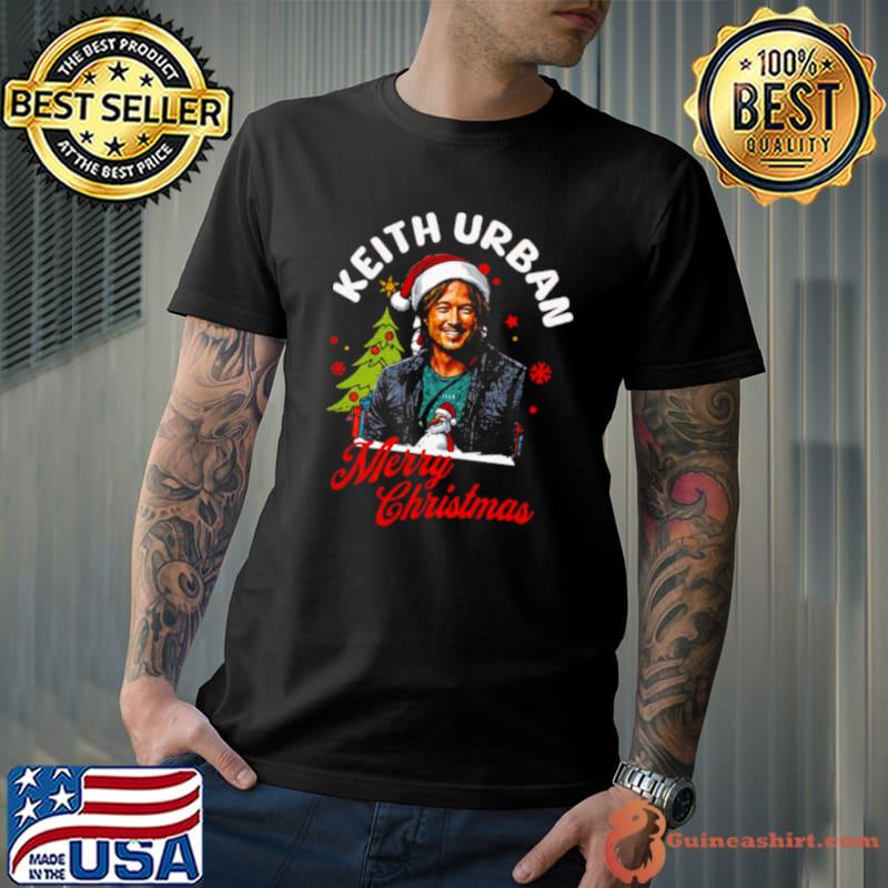 Keith Urban Christmas 80s shirt