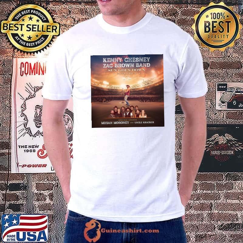 Kenny Chesney Zac Brown Band Sun Goes Down 2024 Tour Schedule shirt