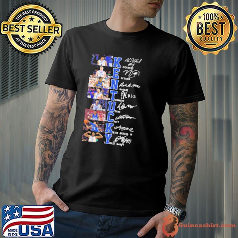 Kentucky Nick Richards Girlfriend Nate Sestina Ashton Hagans Signatures TShirt