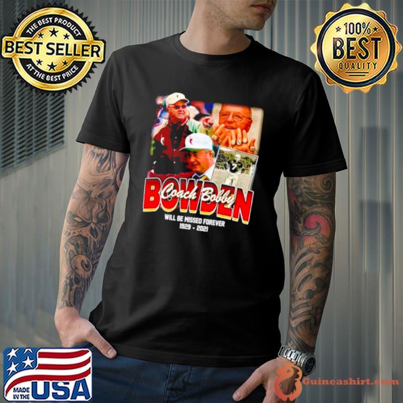 Keon Coleman wearing Coach Bobby Bowden shirt