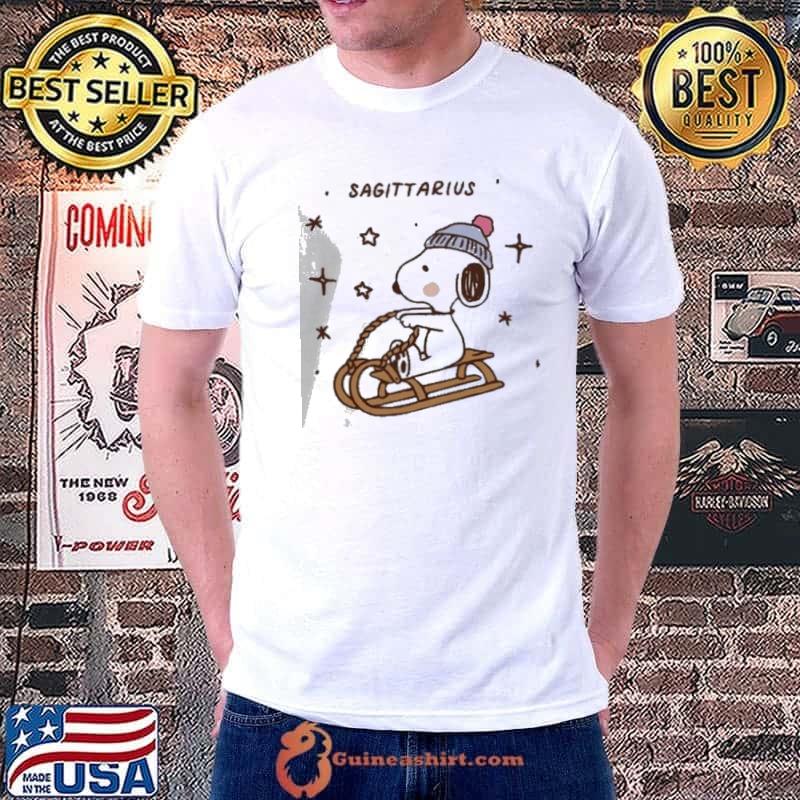 Kira Cyan Rittgers Sagittarius Winter Snoopy shirt