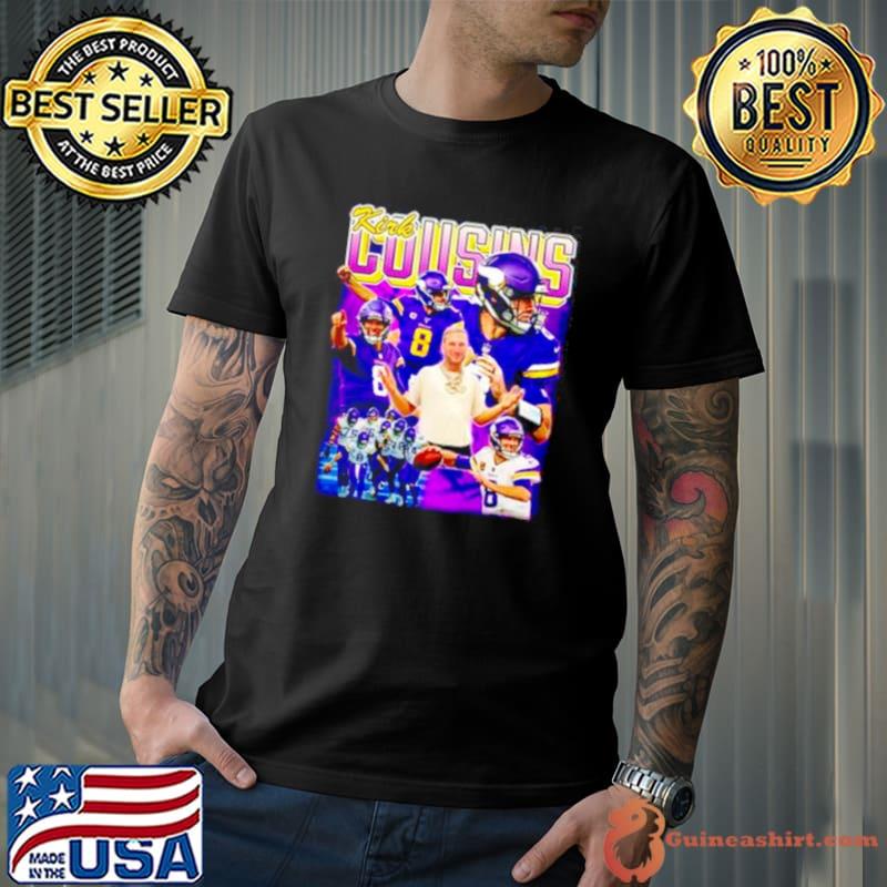 Kirk Cousins NFL Vikings football shirt
