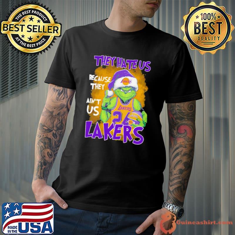 Kobe Bryant Santa Grinch They Hate Us Because They Ain’t Us Los Angeles Laker Christmas Shirt