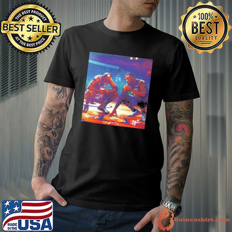 Lebron James And Kobe Bryant Signatures Shirt
