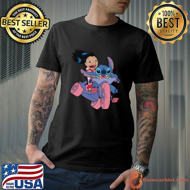 Lilo and Stitch Bike Adventure American animated science fiction comedy-drama T-Shirt