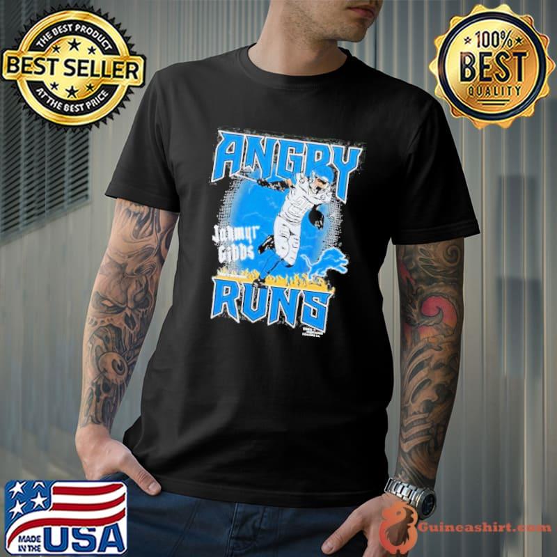 Lions Jahmyr Gibbs Angry Runs 2023 Shirt