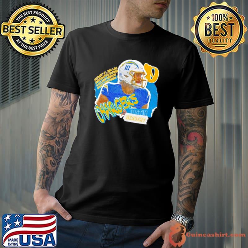 Los Angeles Chargers Justin Herbert Football Paper Shirt