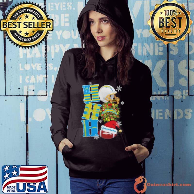 Los Angeles Chargers Nfl Ho Ho Ho Christmas Shirt Hoodie