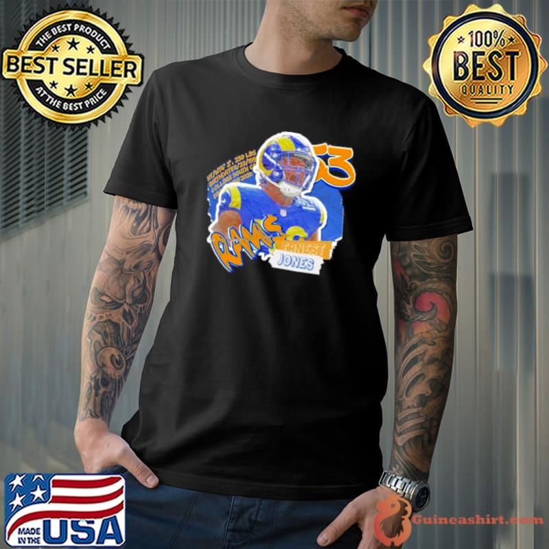Los Angeles Rams Ernest Jones Football Paper shirt