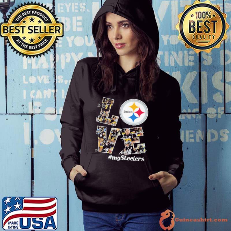 Love Pittsburgh Steelers #My Steelers Signatures Shirt Hoodie