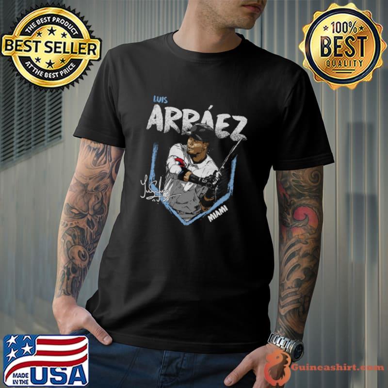 Luis Arraez Venezuelan professional baseball infielder for the Miami Marlins Signature T-Shirt
