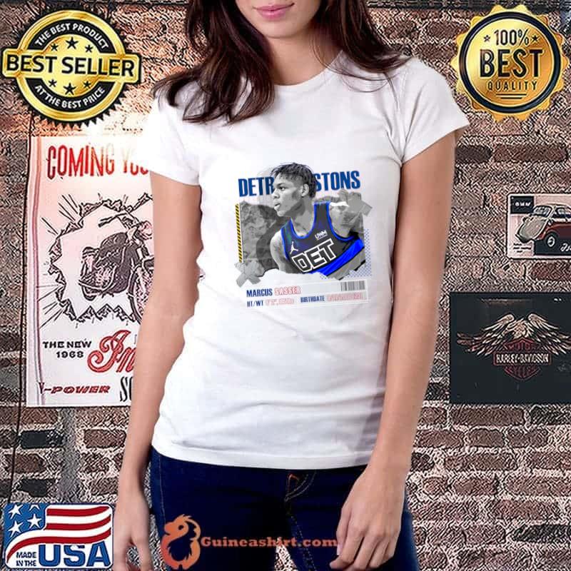 Marcus Sasser American professional basketball player for the Detroit Pistons NBA T-Shirt Ladiestee