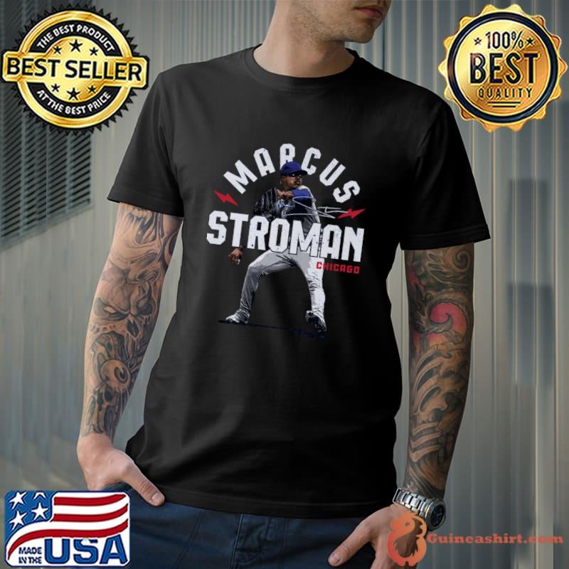 Marcus Stroman Signature American professional baseball pitcher Chicago C Arc T-Shirt