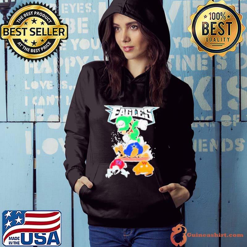Mario Philadelphia Eagles Stomp On Dallas Cowboys, Ny Giants And Commanders 2023 Shirt Hoodie