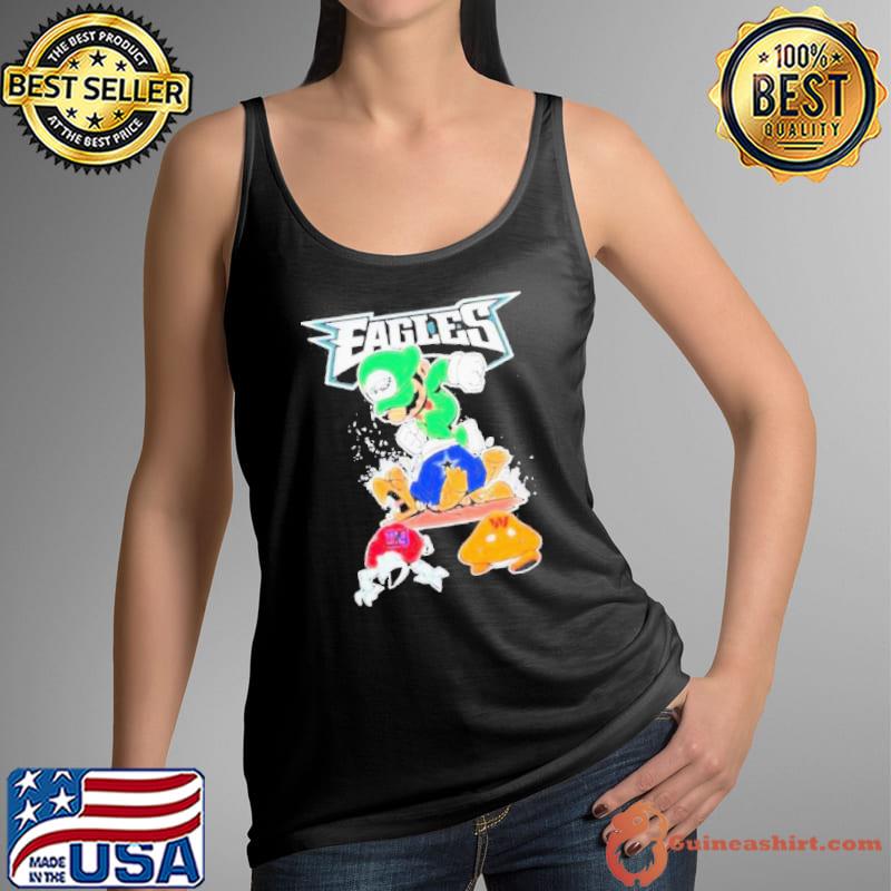 Mario Philadelphia Eagles Stomp On Dallas Cowboys, Ny Giants And Commanders 2023 Shirt Tank Top