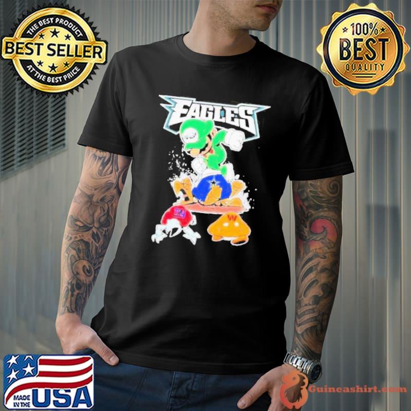 Mario Philadelphia Eagles Stomp On Dallas Cowboys, Ny Giants And Commanders 2023 Shirt