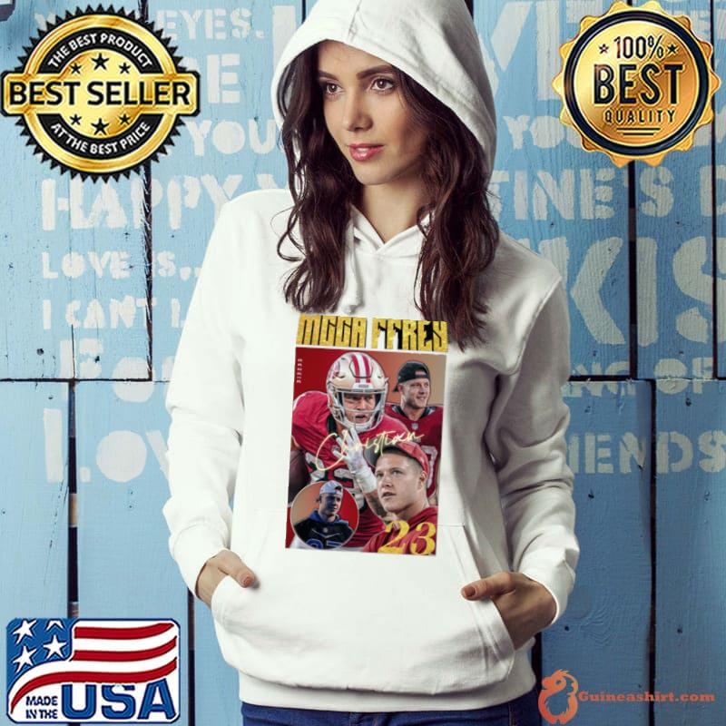 Mccaffrey 23 Collage Football Art s Hoodie