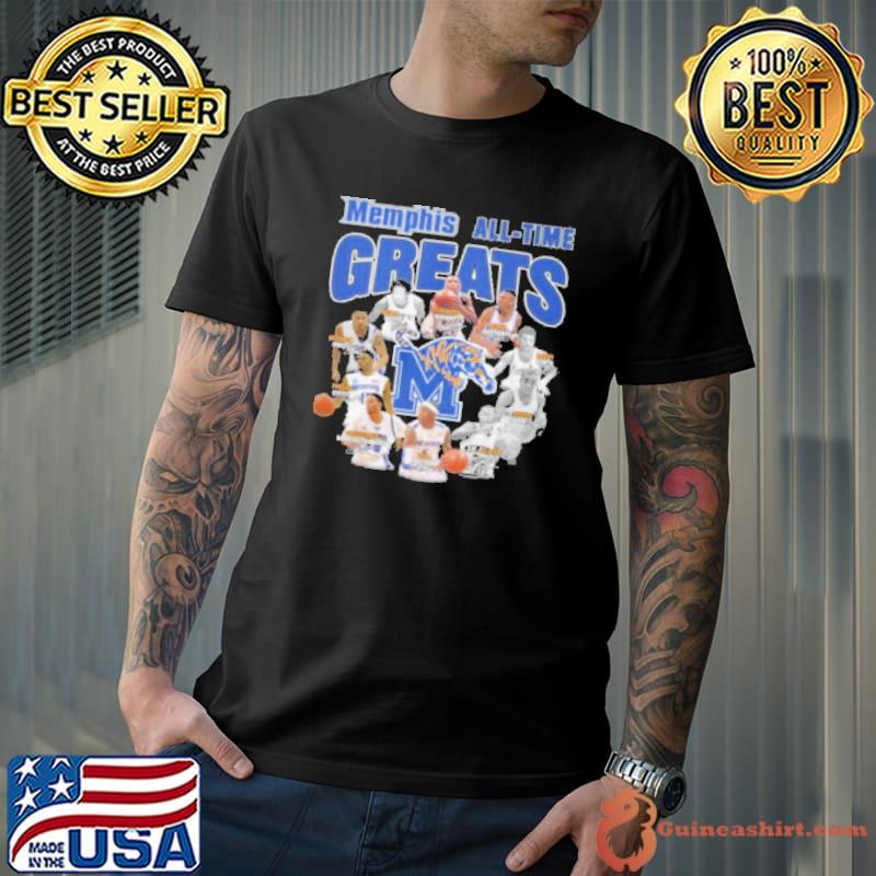 Memphis Tigers All Time Great Signatures Shirt