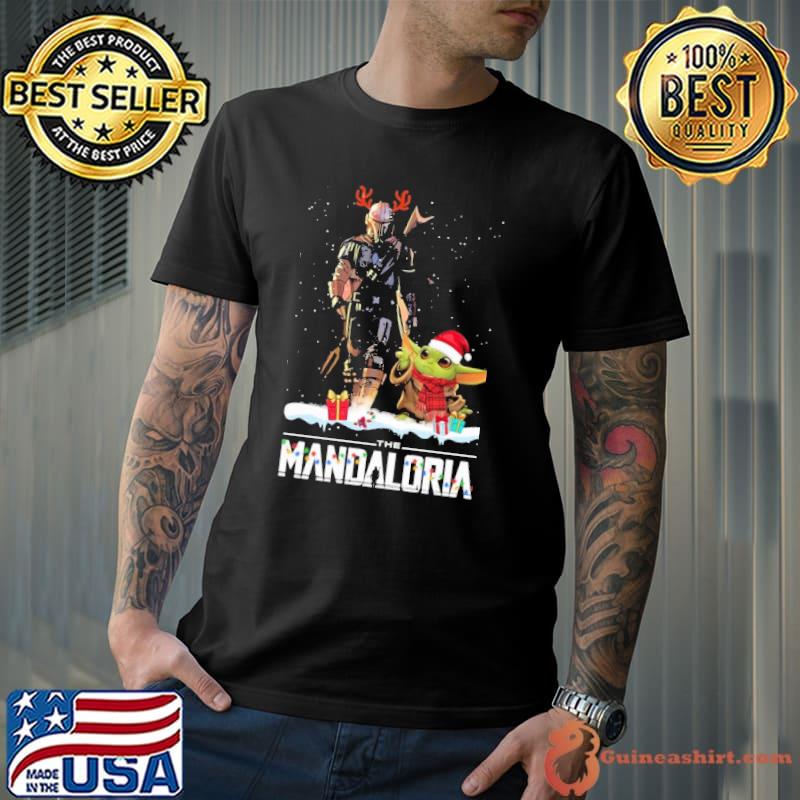 Merry Christmas The Mandalorian Baby Yoda Xmas shirt