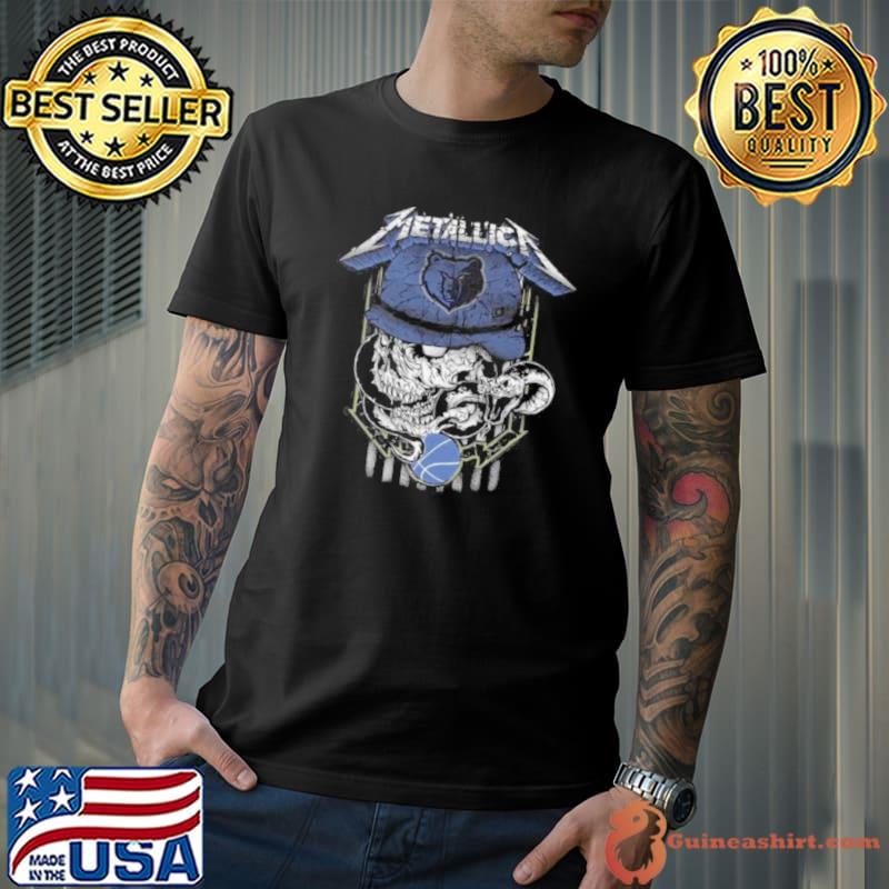 Metallica Skull Snake Memphis Grizzlies USA Shirt