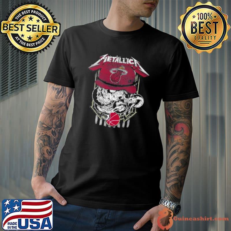 Metallica Skull Snake Miami Heat USA Shirt